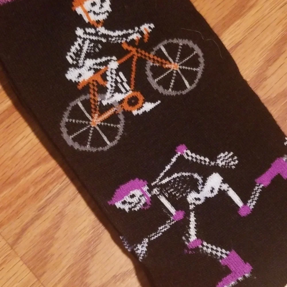 Le gale Halloween sugar skull‎ socks new